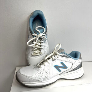 NEW BALANCE 409 Women's Running Shoes WX409WB3 White & Blue US 9D Wide Width